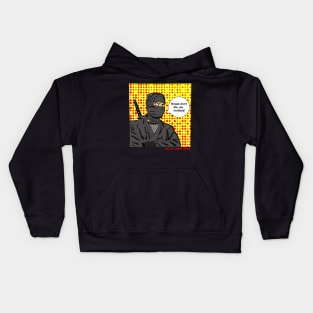 Ninja Pop Art Kids Hoodie